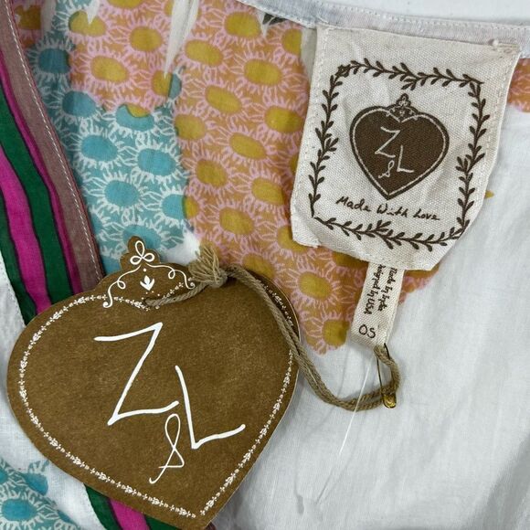 Z&L Floral Pom Pom Kimono Cotton Cover Up - Picture 5 of 8